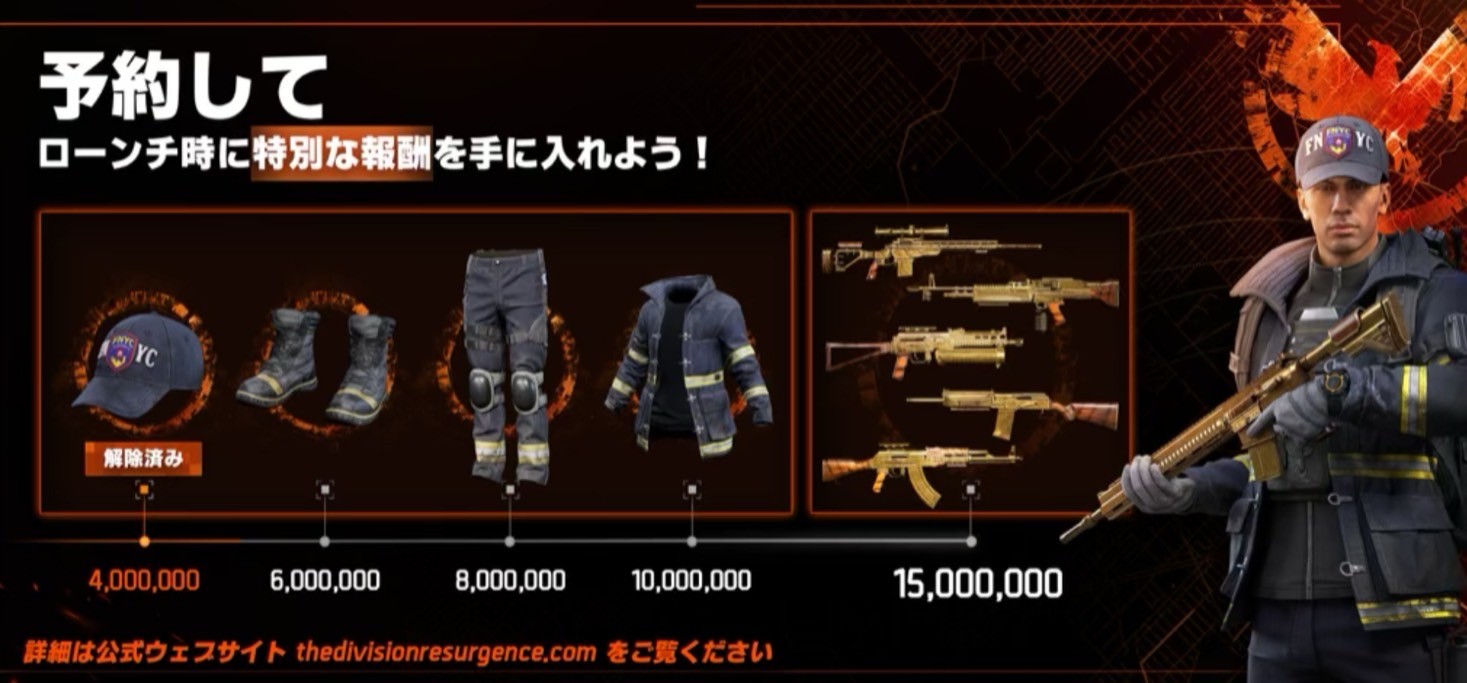 The Division Resurgence　事前登録