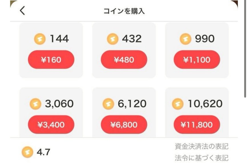 カラーシング コイン